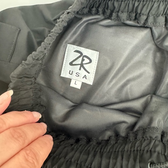 Zero Restriction ZR USA Black Gore-Tex Mens Water Resistant Pants Sz L - Picture 6 of 12